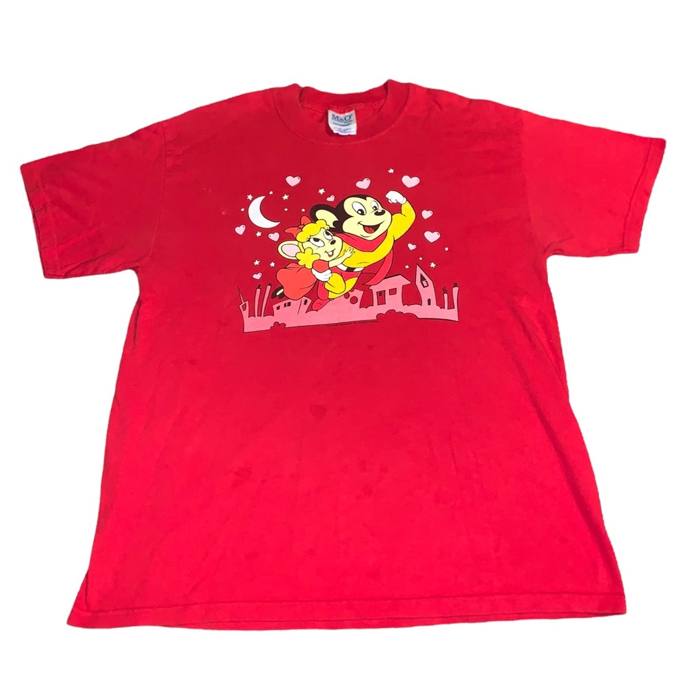 Vintage 2001 Mighty Mouse Viacom Shirt Love Valentine